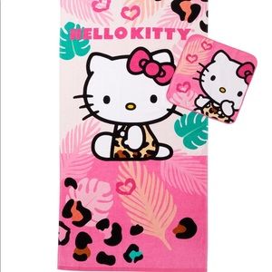 Hello Kitty pink towel